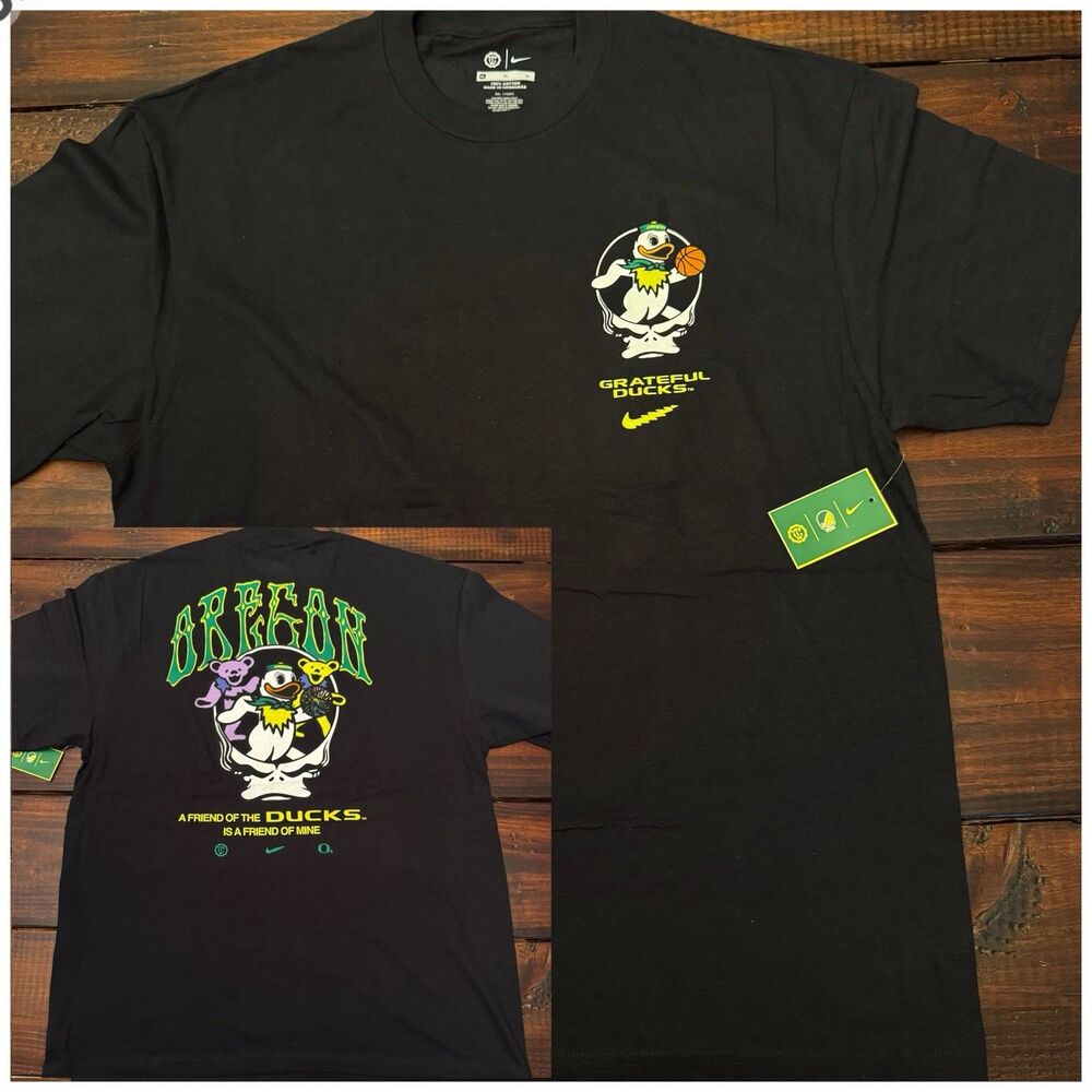 Nike Oregon Ducks Grateful Ducks Steal Your Face T-Shirt